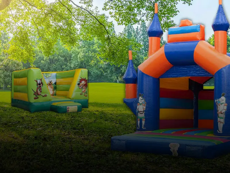 Location de châteaux gonflables en Aveyron avec Audio Vision événementiel