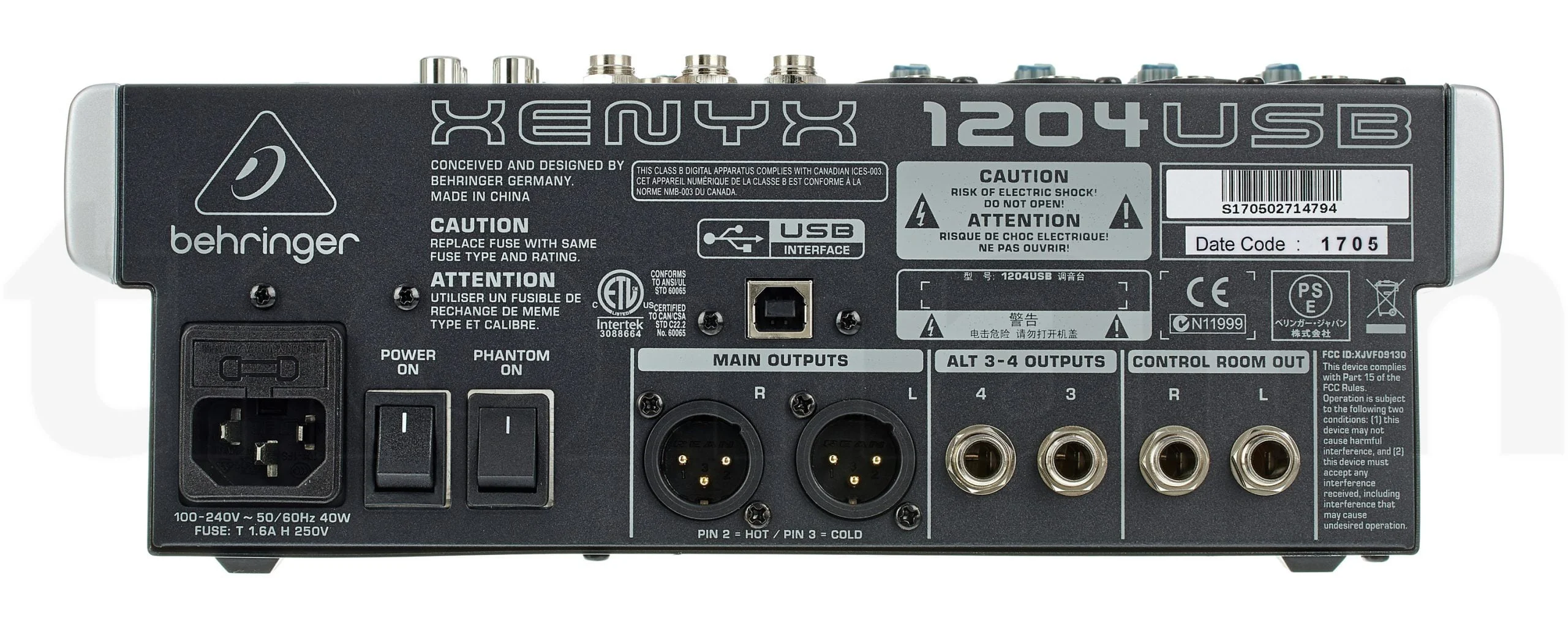Behringer Xenyx 1204USB