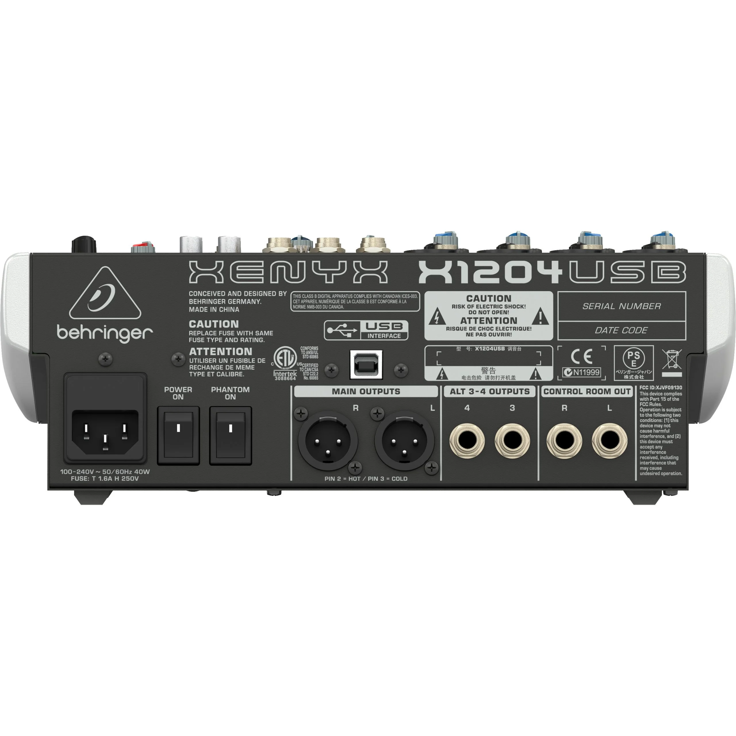 Behringer Xenyx 1204USB