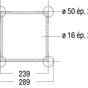 ASD – Poutre carré SZ 290